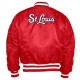 St. Louis Cardinals MA-1 Bomber Jacket St. Louis Cardinals MA-1 Bomber Jacket