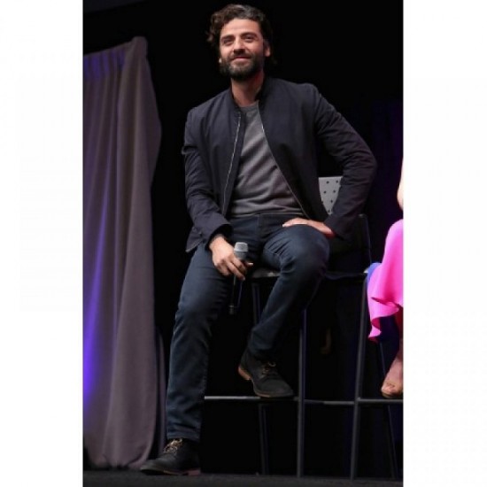 Star Wars 7 Force Awakens Oscar Isaac Bomber Jacket Star Wars 7 Force Awakens Oscar Isaac Bomber Jacket