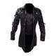 Steampunk Mens Gothic Leather Halloween Trench Coat Steampunk Mens Gothic Leather Halloween Trench Coat
