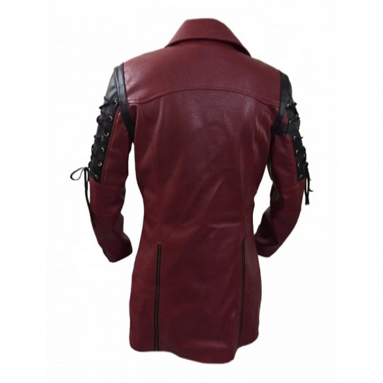 Steampunk Mens Gothic Leather Halloween Trench Coat Steampunk Mens Gothic Leather Halloween Trench Coat