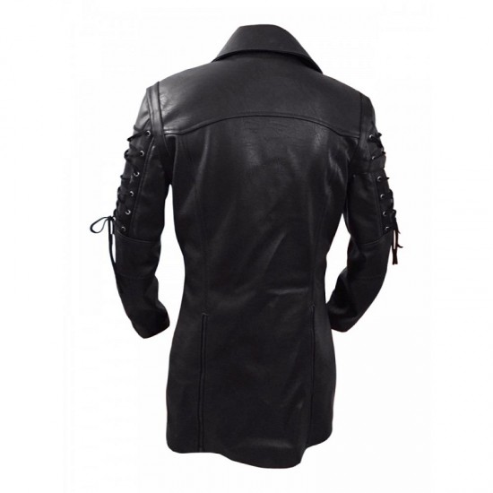 Steampunk Mens Gothic Leather Halloween Trench Coat Steampunk Mens Gothic Leather Halloween Trench Coat