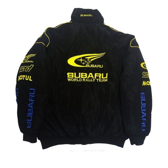 Subaru F1 Ferrari Black Vintage Jacket Subaru F1 Ferrari Black Vintage Jacket