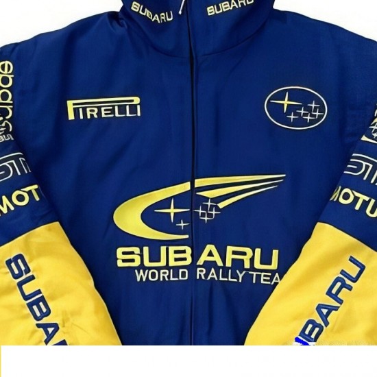 Subaru F1 Ferrari Blue Vintage Jacket Subaru F1 Ferrari Blue Vintage Jacket