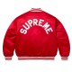 Supreme Full-Snap Varsity Satin Jacket