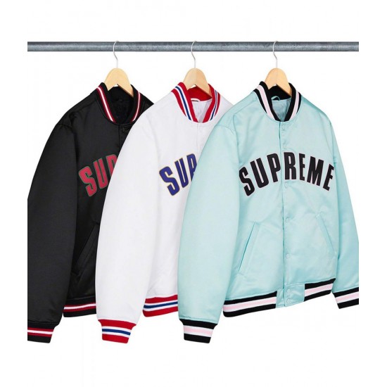 Supreme Love All Trust Few 2022 Varsity Satin Jacket