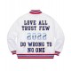 Supreme Love All Trust Few 2022 Varsity Satin Jacket
