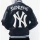 Supreme NY Yankees Varsity Leather Jacket Supreme NY Yankees Varsity Leather Jacket