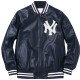 Supreme NY Yankees Varsity Leather Jacket Supreme NY Yankees Varsity Leather Jacket