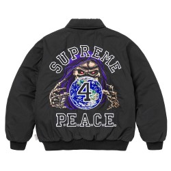 Supreme Peace Embroidered Work Jacket