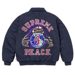 Supreme Peace Embroidered Work Jacket