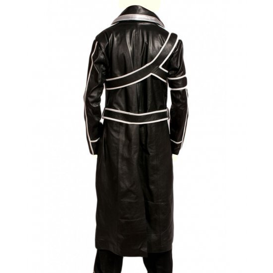Sword Art Online Kirito Costume Cosplay Black Leather Jacket Sword Art Online Kirito Costume Cosplay Black Leather Jacket