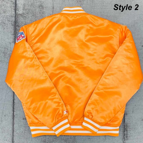 Tampa Bay Buccaneers Satin Orange Jacket Tampa Bay Buccaneers Satin Orange Jacket