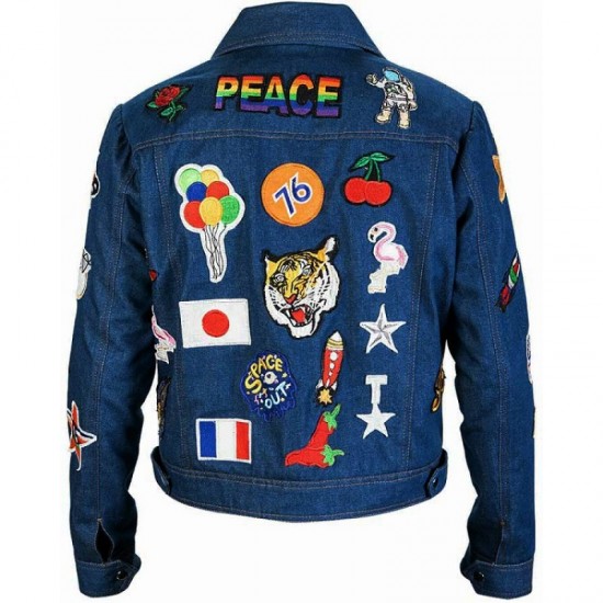 Taron Egerton Rocketman Denim Jacket