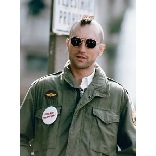 Taxi Driver Robert De Niro Green Military Jacket Taxi Driver Robert De Niro Green Military Jacket