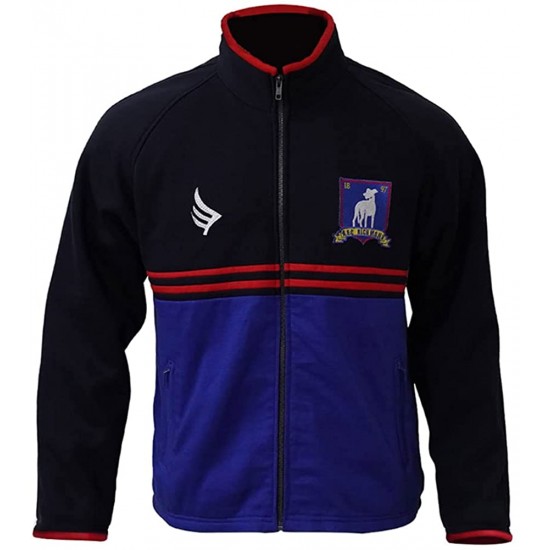 Ted Lasso Jason Sudeikis Blue Fleece Track Jacket Ted Lasso Jason Sudeikis Blue Fleece Track Jacket