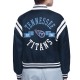 Tennessee Titans Logo Varsity Satin Jacket