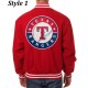 Texas Rangers Red Wool Jacket Texas Rangers Red Wool Jacket