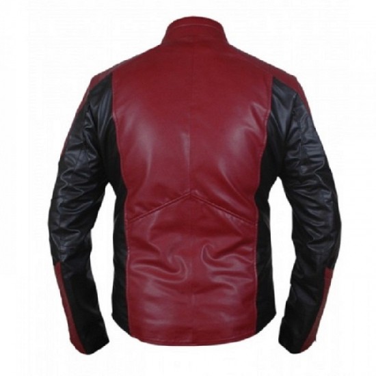 The Amazing Spider Man Red And Black Biker Jacket The Amazing Spider Man Red And Black Biker Jacket