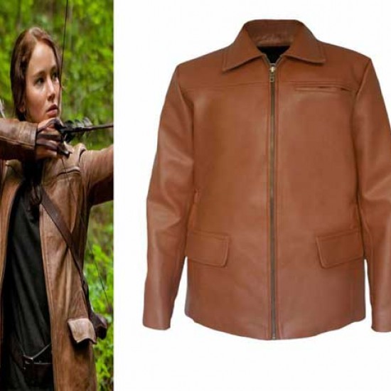The Hunger Games Movie Katniss Everdeen Brown Jacket The Hunger Games Movie Katniss Everdeen Brown Jacket