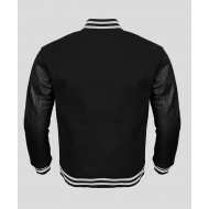 The Perfect Date Noah Centineo Black Varsity Jacket