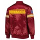 The Pick and Roll Washington Commanders Satin Jacket The Pick and Roll Washington Commanders Satin Jacket