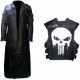 The Punisher Costume Leather Coat, Vest, Jacket The Punisher Costume Leather Coat, Vest, Jacket