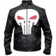 The Punisher Motorcycle Black Leather Jacket Jon Bernthal The Punisher Motorcycle Black Leather Jacket Jon Bernthal