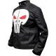 The Punisher Motorcycle Black Leather Jacket Jon Bernthal The Punisher Motorcycle Black Leather Jacket Jon Bernthal