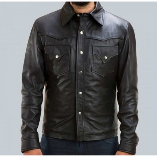 The Walking Dead Governor Leather Jacket The Walking Dead Governor Leather Jacket