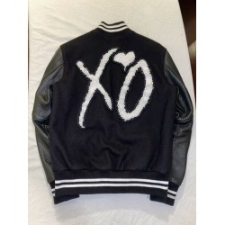 The Weeknd Roots XO Tour Varsity Leather Jacket