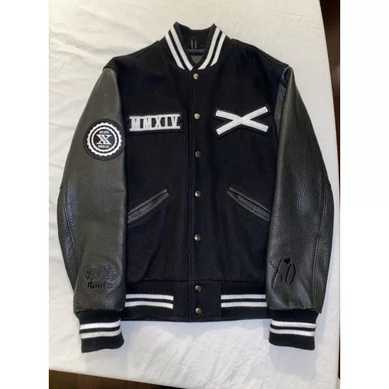 The Weeknd Roots XO Tour Varsity Leather Jacket - RootsXO