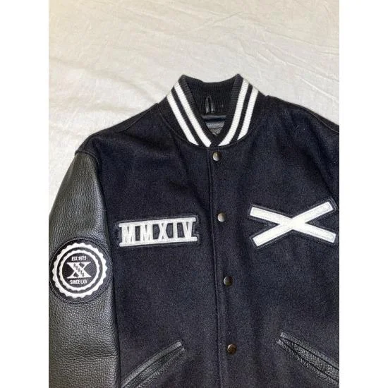 The Weeknd Roots XO Tour Varsity Leather Jacket