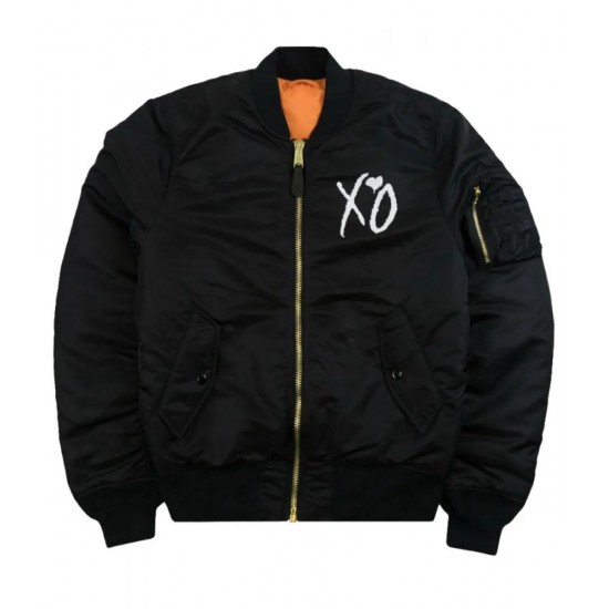 The Weeknd Starboy Panther XO Black Bomber Jacket The Weeknd Starboy Panther XO Black Bomber Jacket