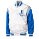 Throwback Detroit Lions Varsity Satin Jacket