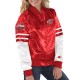 Tie Breaker Detroit Red Wings Red and White Jacket Tie Breaker Detroit Red Wings Red and White Jacket