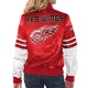 Tie Breaker Detroit Red Wings Red and White Jacket Tie Breaker Detroit Red Wings Red and White Jacket