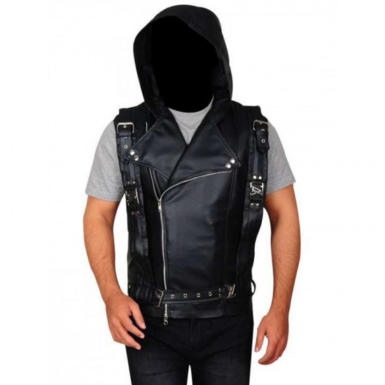 Tom Cruise Mena Barry Seal Leather Vest Jacket