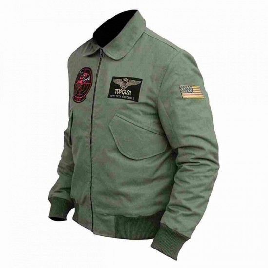 Tom Cruise Pilot Jet Fighter MA-1 Flight Top Gun 2 Bomber Pete Maverick Jacket Tom Cruise Pilot Jet Fighter MA-1 Flight Top Gun 2 Bomber Pete Maverick Jacket