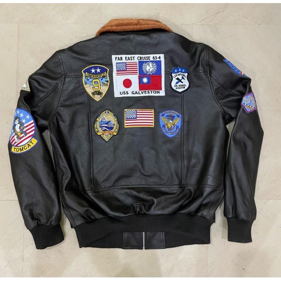Tom Cruise Top Gun Maverick Flying Bomber Real Leather Jacket Tom Cruise Top Gun Maverick Flying Bomber Real Leather Jacket