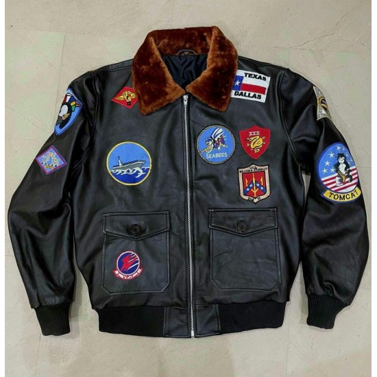 Tom Cruise Top Gun Maverick Flying Bomber Real Leather Jacket Tom Cruise Top Gun Maverick Flying Bomber Real Leather Jacket