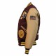 Top Gun King Wool PU Burgundy Jacket Go-Big Show Top Gun King Wool PU Burgundy Jacket Go-Big Show