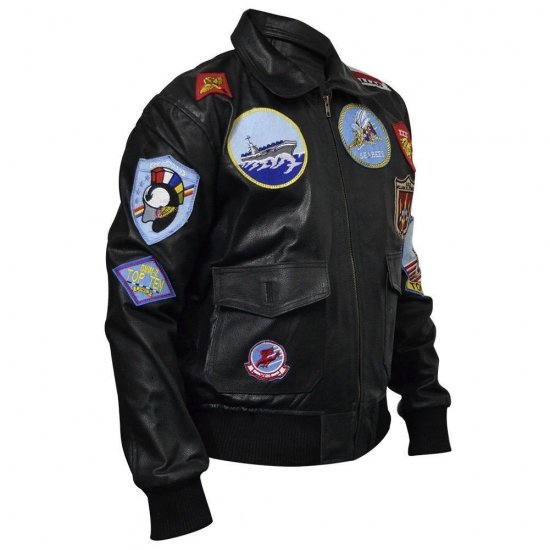 Top Gun Tom Cruise Men Fighter Jet Pilot Brown Fur Cowhide Leather Jacket Top Gun Tom Cruise Men Fighter Jet Pilot Brown Fur Cowhide Leather Jacket