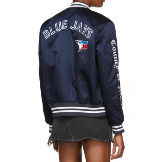 Toronto Blue Jays Camp of Milan Blue Bomber Jacket