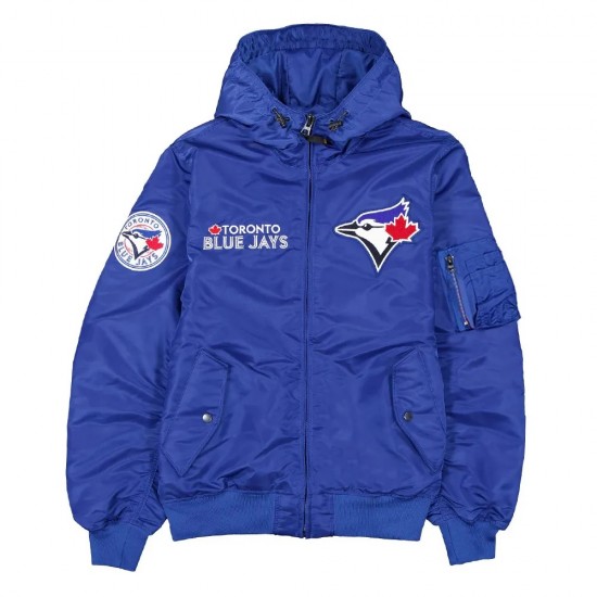 Toronto Blue Jays Historic L-2B Hooded Bomber Jacket