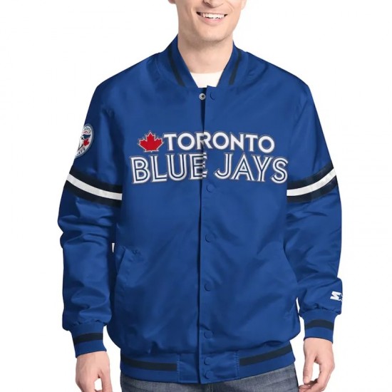 Toronto Blue Jays Scout Varsity Satin Jacket