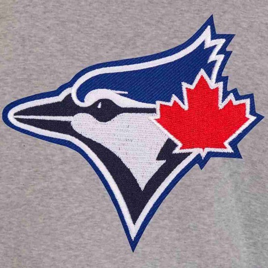 Toronto Blue Jays Varsity Gray and Navy Wool Jacket