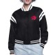 Toronto Raptors Printed Logo Varsity Satin Jacket Toronto Raptors Printed Logo Varsity Satin Jacket