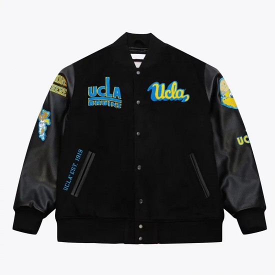 UCLA Bruins Black Varsity Jacket