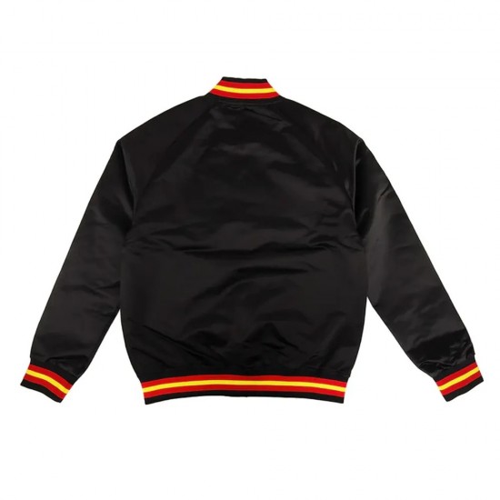 USC Trojans Script Black Satin Jacket USC Trojans Script Black Satin Jacket