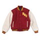 USC Trojans Varsity Cardinal and White Jacket USC Trojans Varsity Cardinal and White Jacket